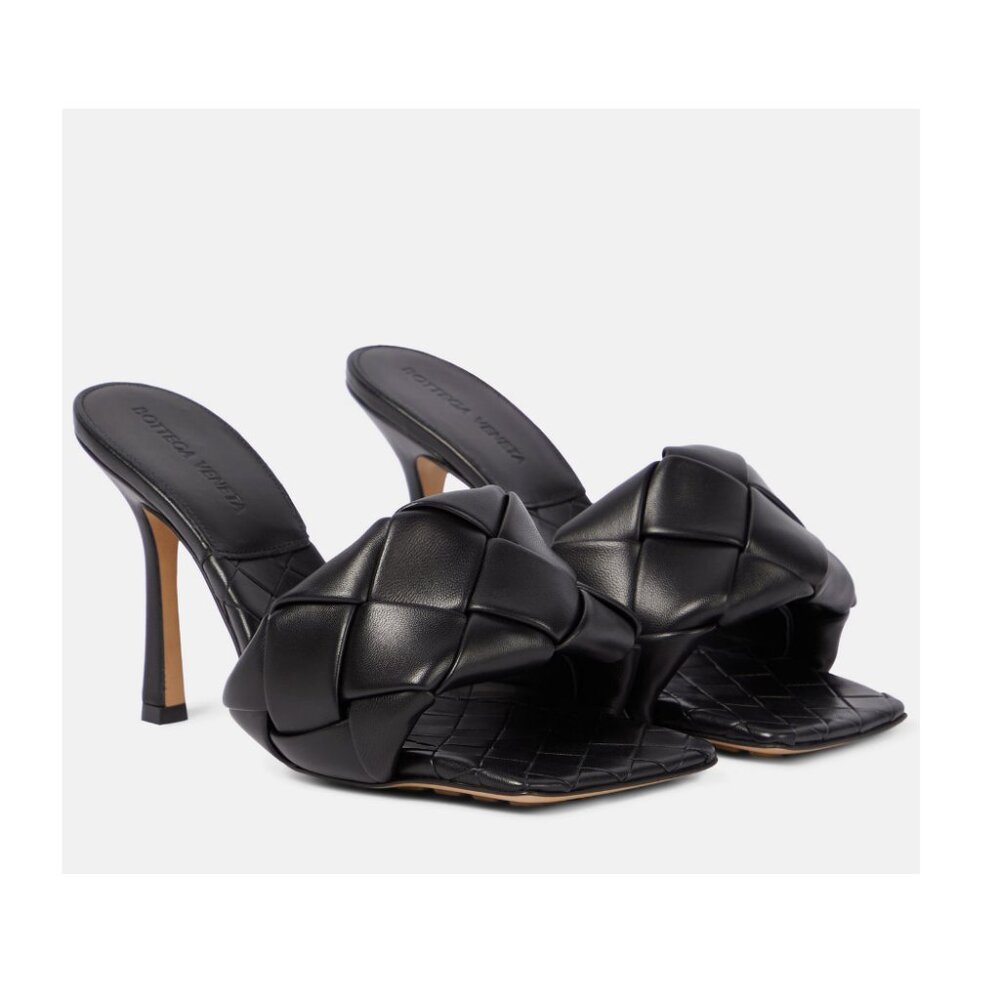 Bottega Veneta Lido Mule Heel - Size EU 40.5, Black